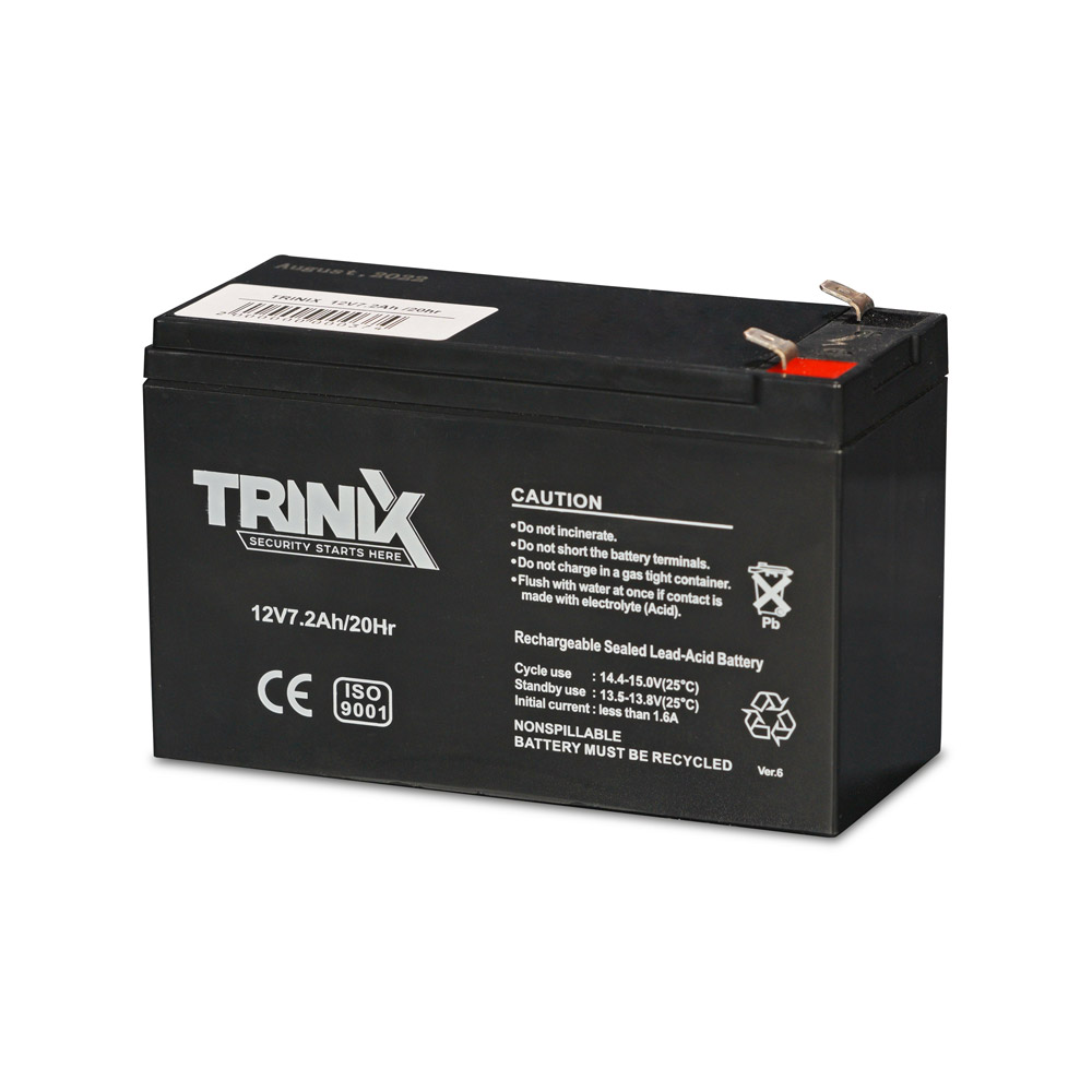 Акумуляторна батарея 7.2 Ah 12V TRINIX