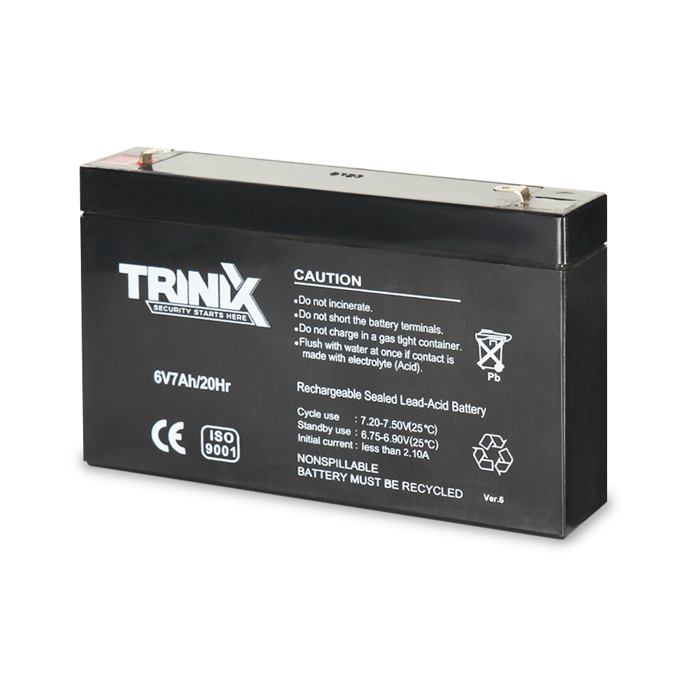 Акумуляторна батарея 7 Ah 6V TRINIX
