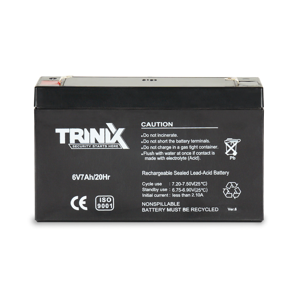 Акумуляторна батарея 7 Ah 6V TRINIX