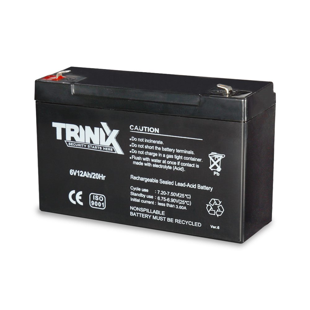 Акумуляторна батарея 12 Ah 6V TRINIX