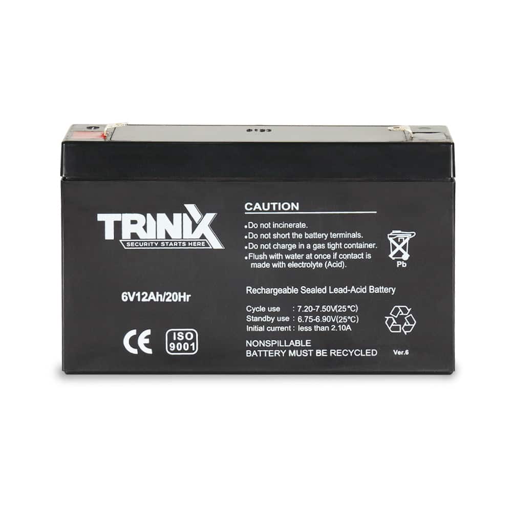 Акумуляторна батарея 12 Ah 6V TRINIX