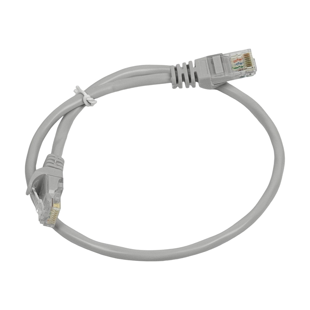 Патч-корд мережевий Trinix UTP, RJ-45, CAT.5 1.5m Gray