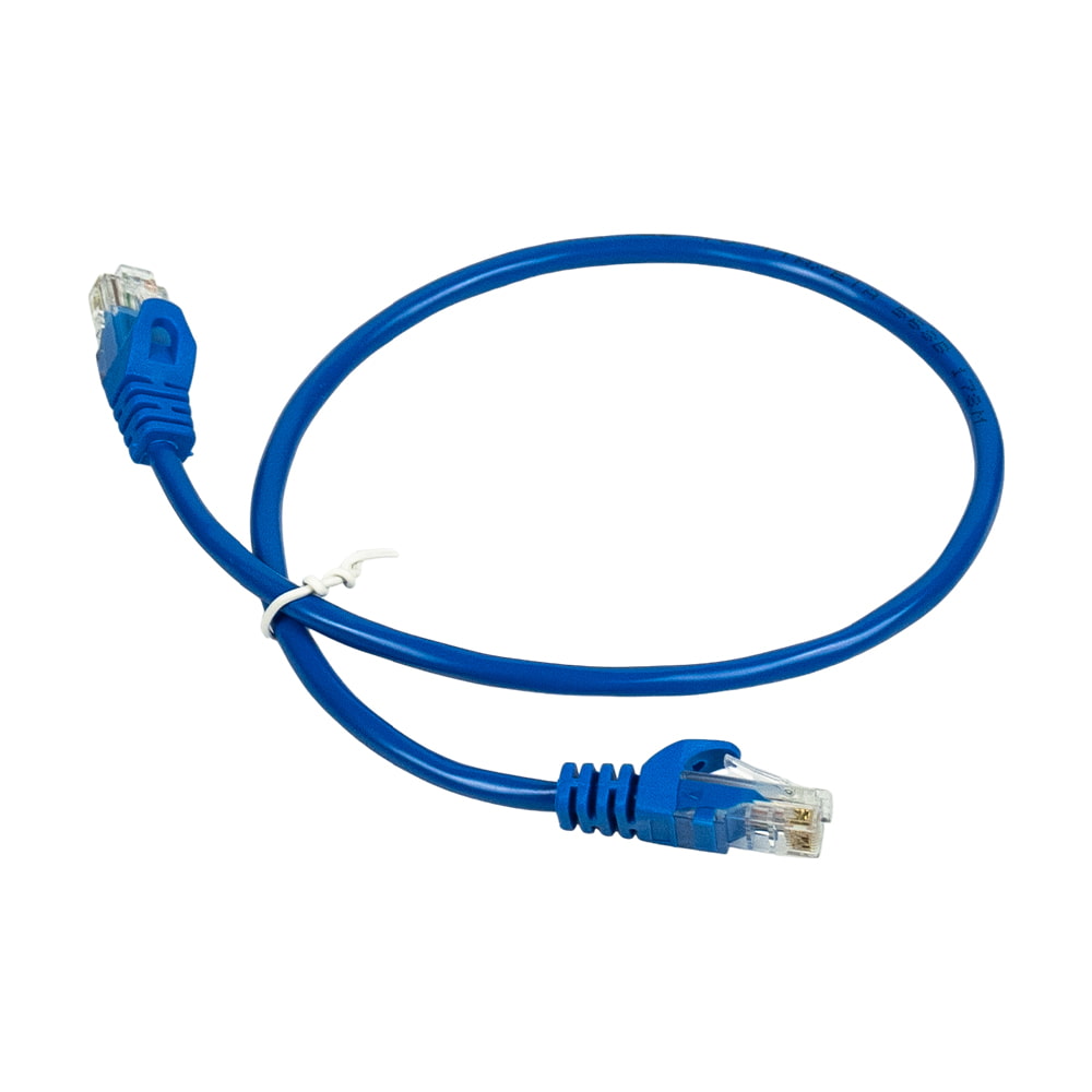 Патч-корд мережевий Trinix UTP, RJ-45, CAT.5 0.5m Blue