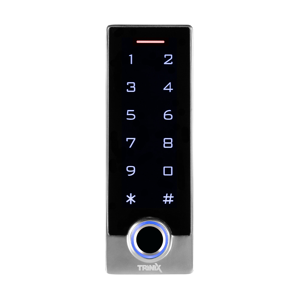 Клавіатура з WiFi, з контролером, зчитувачем відбитків пальців та карт Mifare Trinix TRK-1201MFW(WF) з підтримкою Tuya Smart