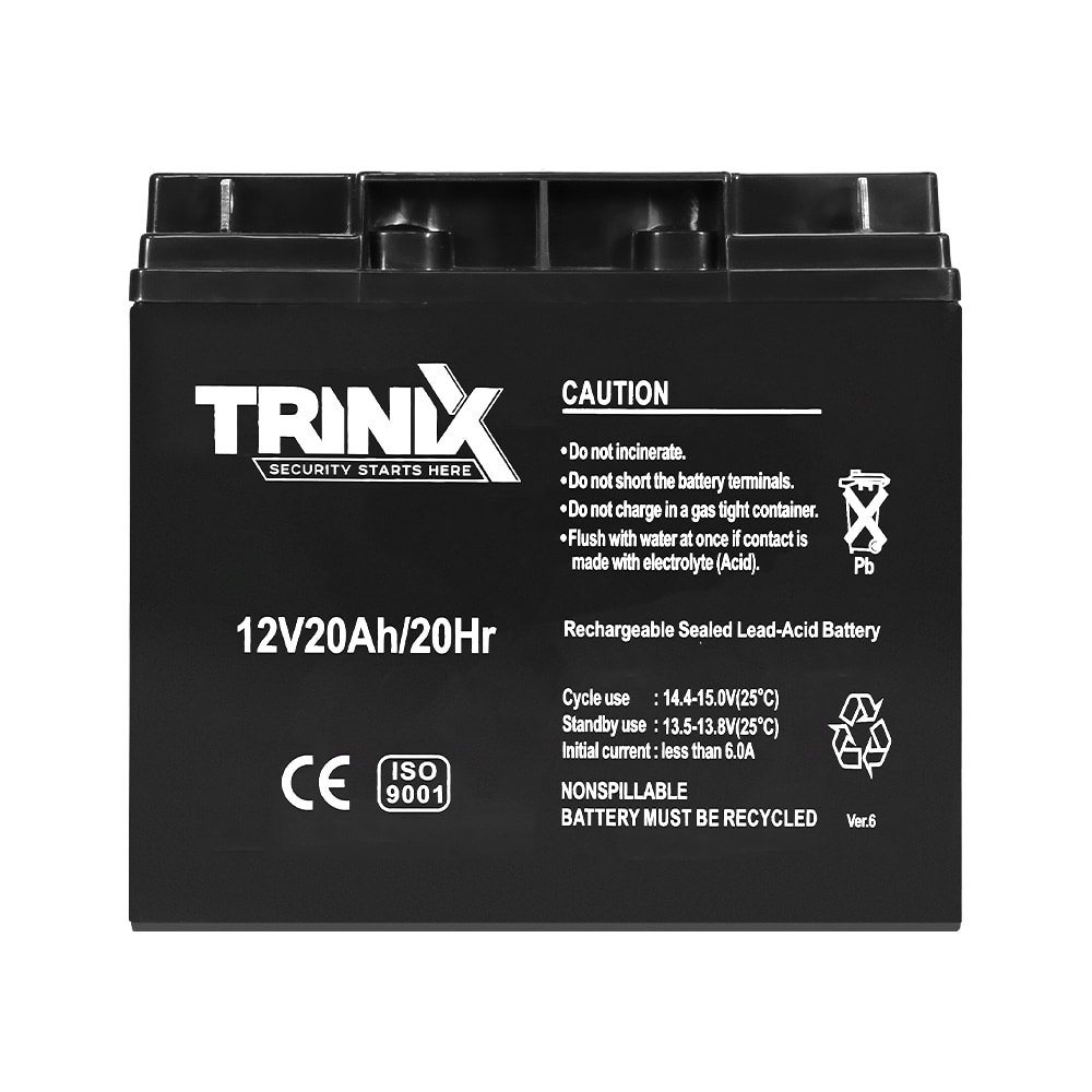 Акумуляторна батарея 12V20Ah/20Hr TRINIX Super Charge свинцево-кислотна