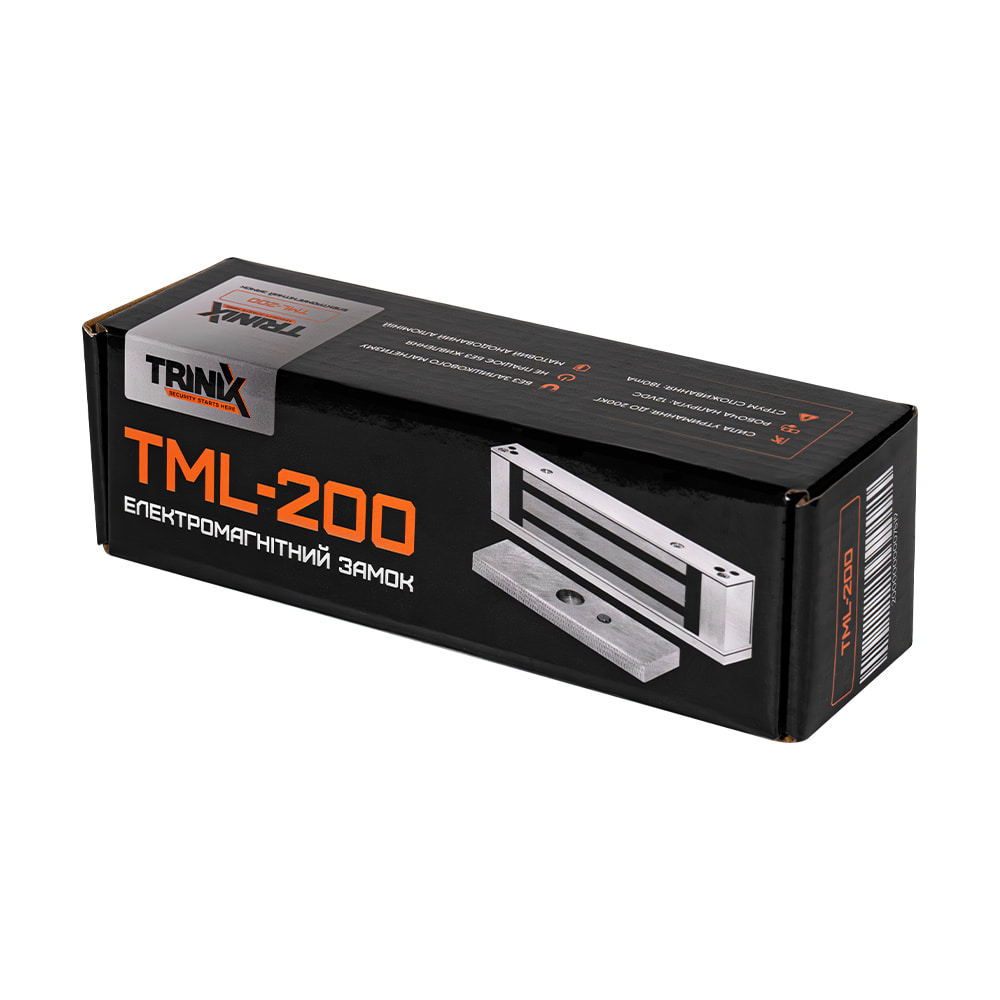 Замок електромагнітний накладний Trinix TML-200 200kg